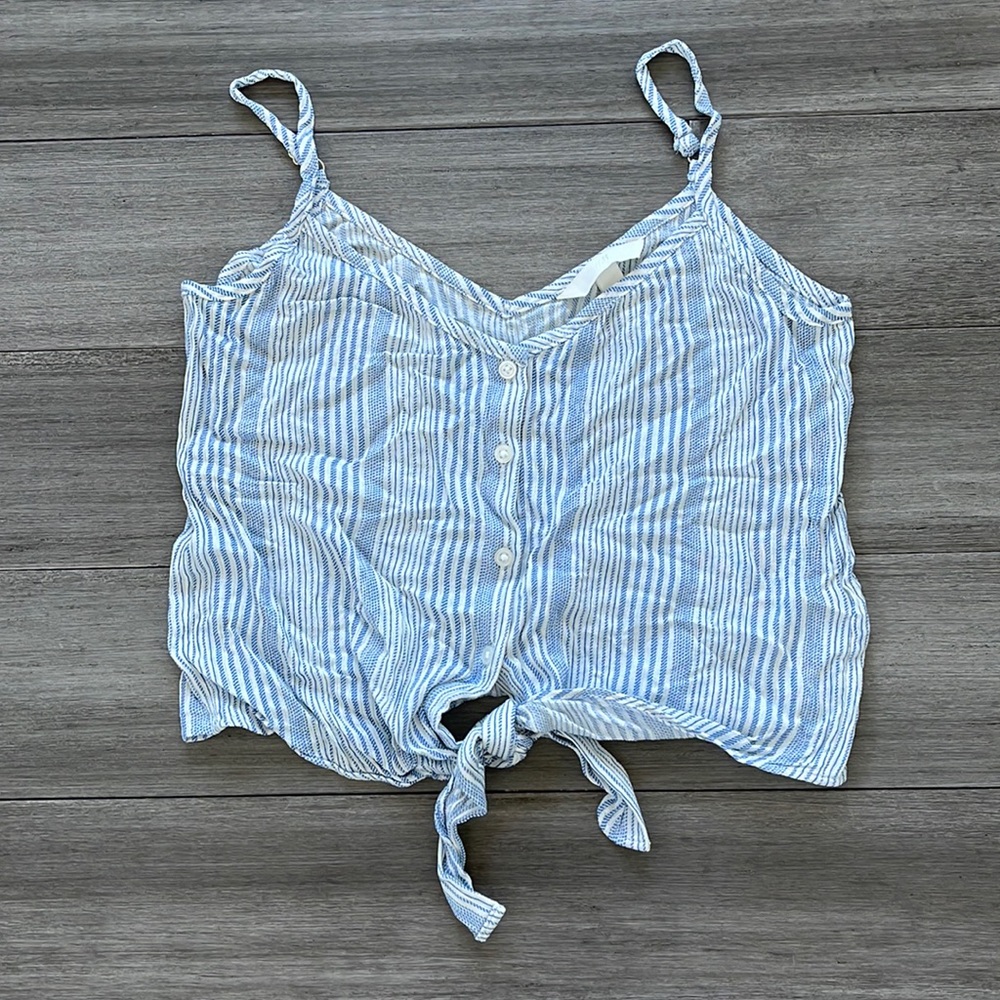 H&M striped cropped top (Eur size 34 / UK size 6)